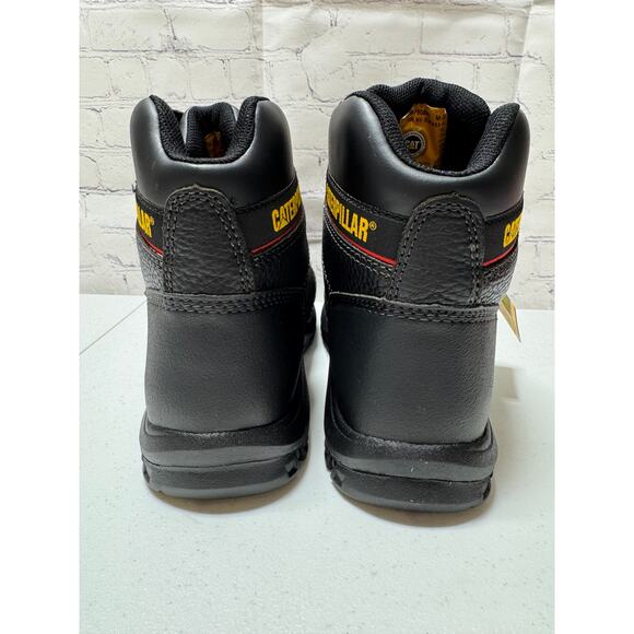 Caterpillar CAT Outline ST Steel Toe Work Boots Black Men’s 10.5 NIB - Picture 4 of 9